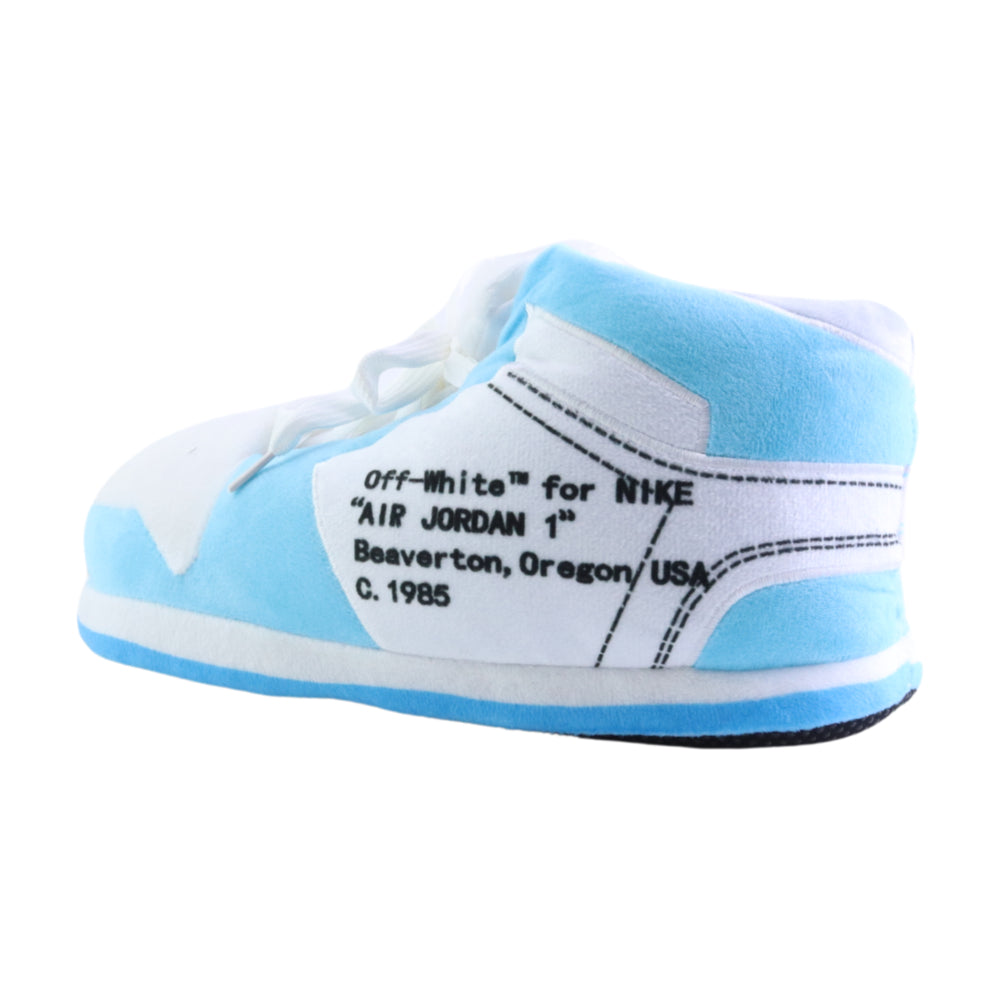 AJ 1 OFF White Blauw Retro Hi Top Unisex Trainer Sneaker Sloffen