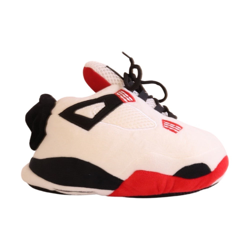 KIDS AJ 4 Style Wit Retro Mid Top Unisex Trainer Sloffen