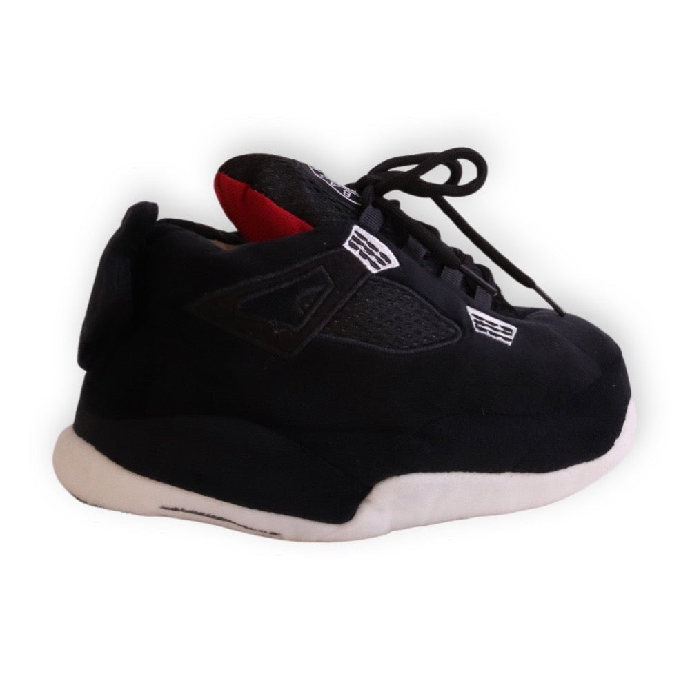 KIDS AJ 4 Style Zwart Retro Mid Top Unisex Trainer Sloffen